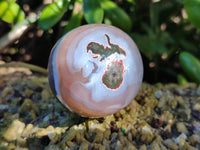 Polished Red Sashe River Agate Sphere's x 4 From Zimbabwe