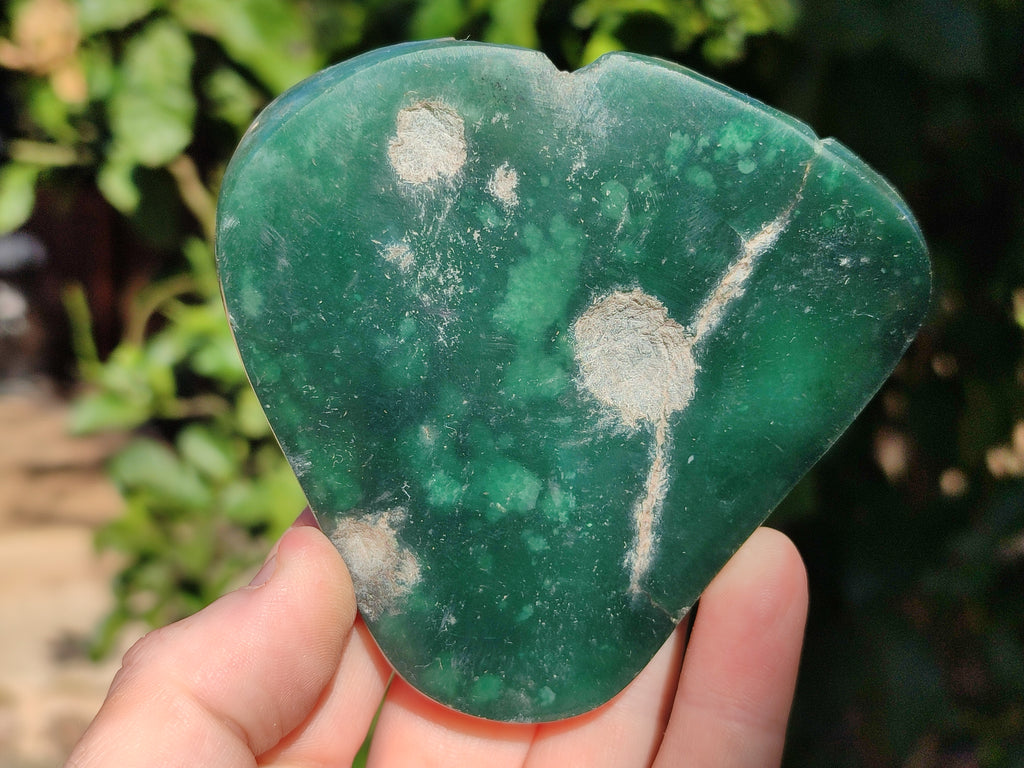 Polished On One Side Emerald Mtorolite Plates x 4 From Mutorashanga, Zimbabwe - Toprock Gemstones and Minerals 