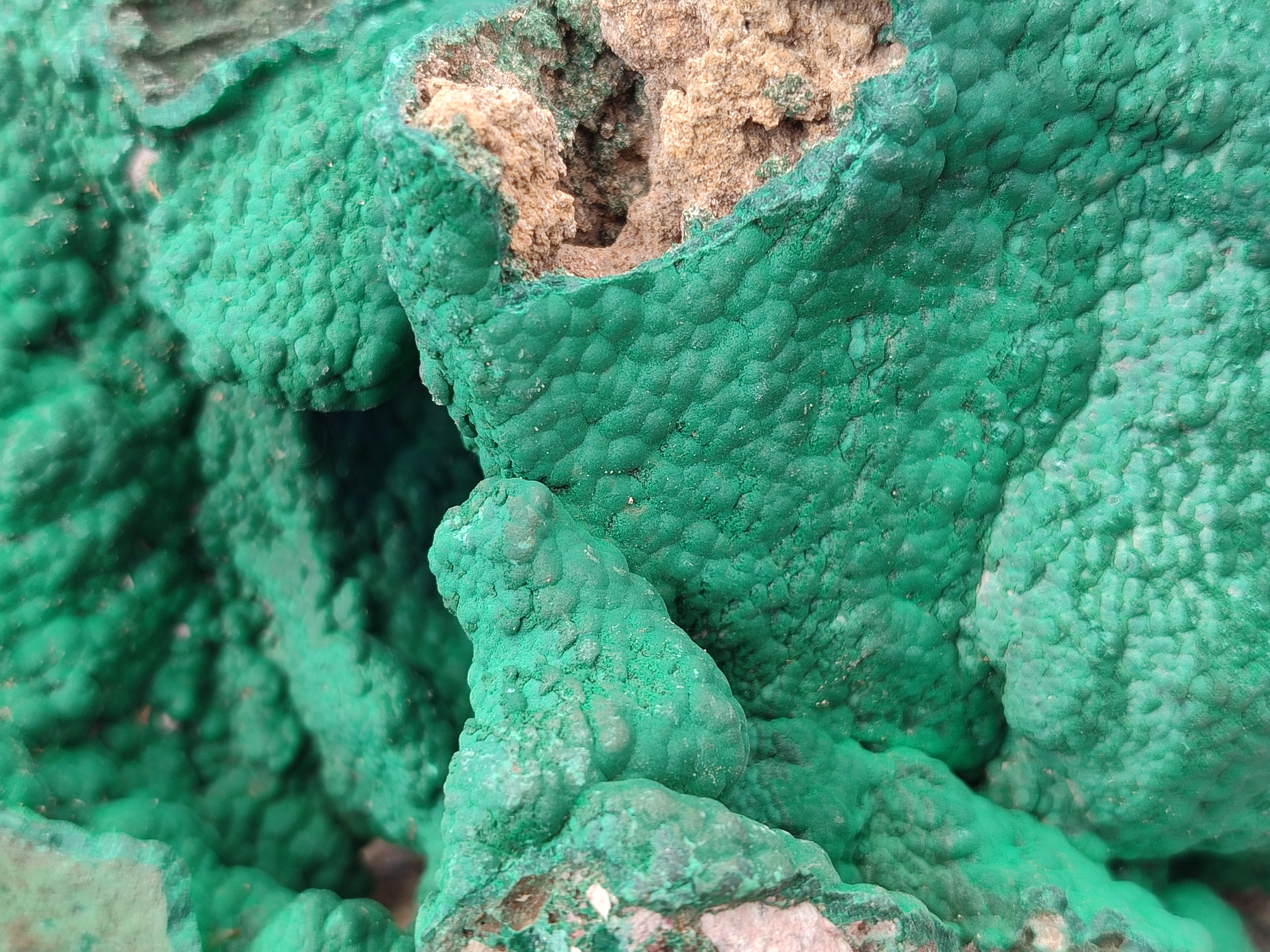 Natural Botryoidal Malachite Specimens x 1 From Kolwezi, Congo - Toprock Gemstones and Minerals 