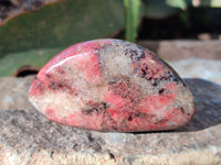 Polished Rhodonite Free Forms x 6 From Rhusinga, Zimbabwe - Toprock Gemstones and Minerals 