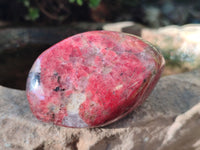 Polished Rhodonite Free Forms x 6 From Rhusinga, Zimbabwe - Toprock Gemstones and Minerals 