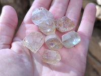 Natural Topaz Crystals x 16 From Spitzkop, Namibia