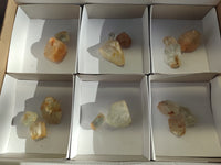 Natural Topaz Crystals x 16 From Spitzkop, Namibia