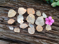 Natural Topaz Crystals x 16 From Spitzkop, Namibia