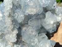 Natural Celestite Geode Specimens x 1 From Sakoany, Madagascar