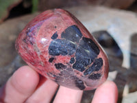 Polished Rhodonite Free Forms x 6 From Rhusinga, Zimbabwe