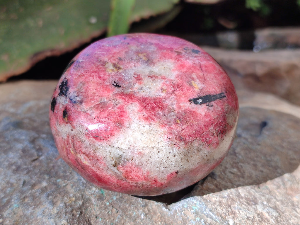 Polished Rhodonite Free Forms x 6 From Rhusinga, Zimbabwe - Toprock Gemstones and Minerals 