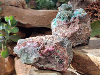 Natural Drusy Salrose Cobaltion Dolomite Specimens x 3 From Kakanda, Congo