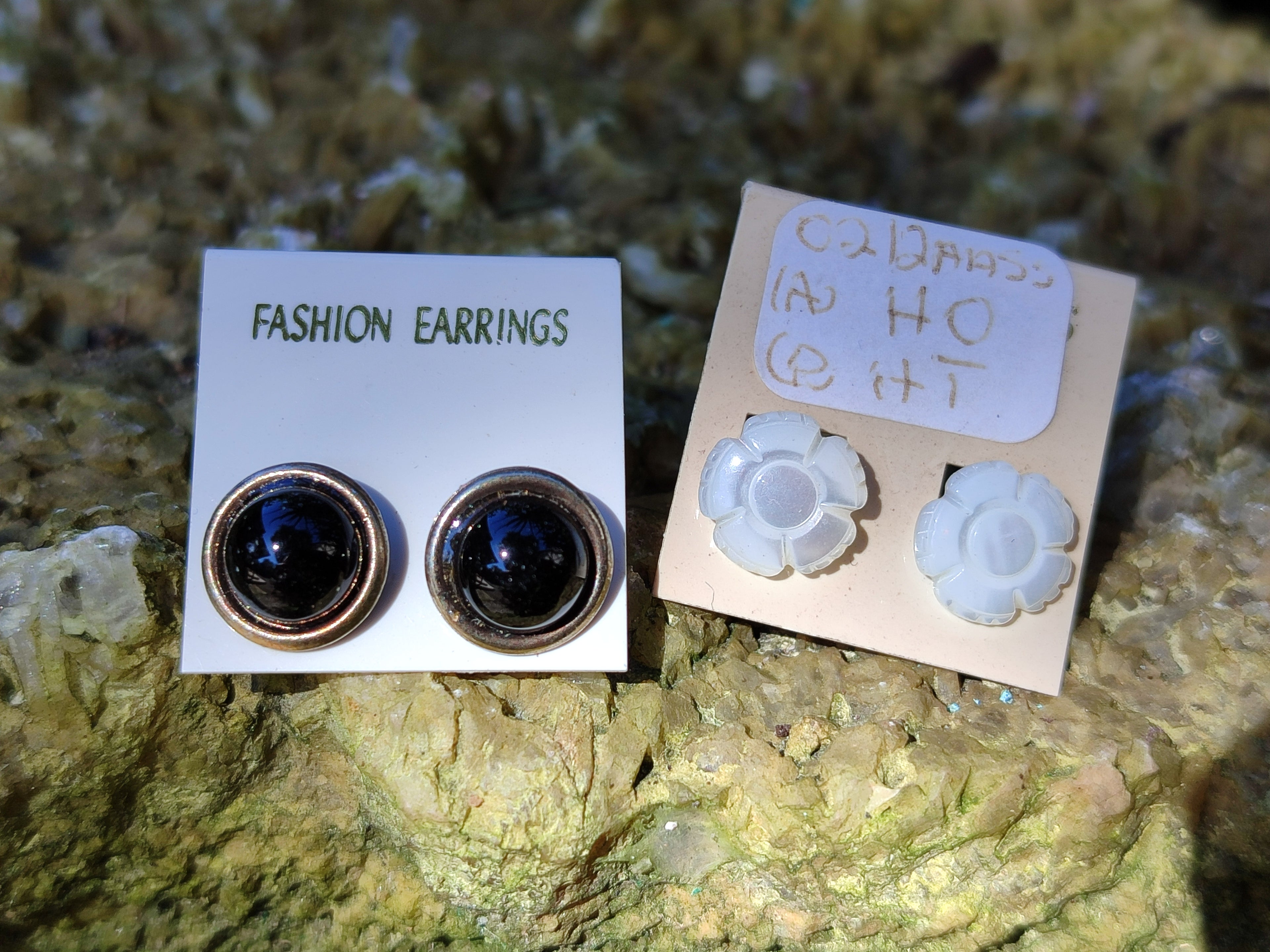 Hand Made Mixed Stone Earring Pairs x 35 From Southern Africa - Toprock Gemstones and Minerals 