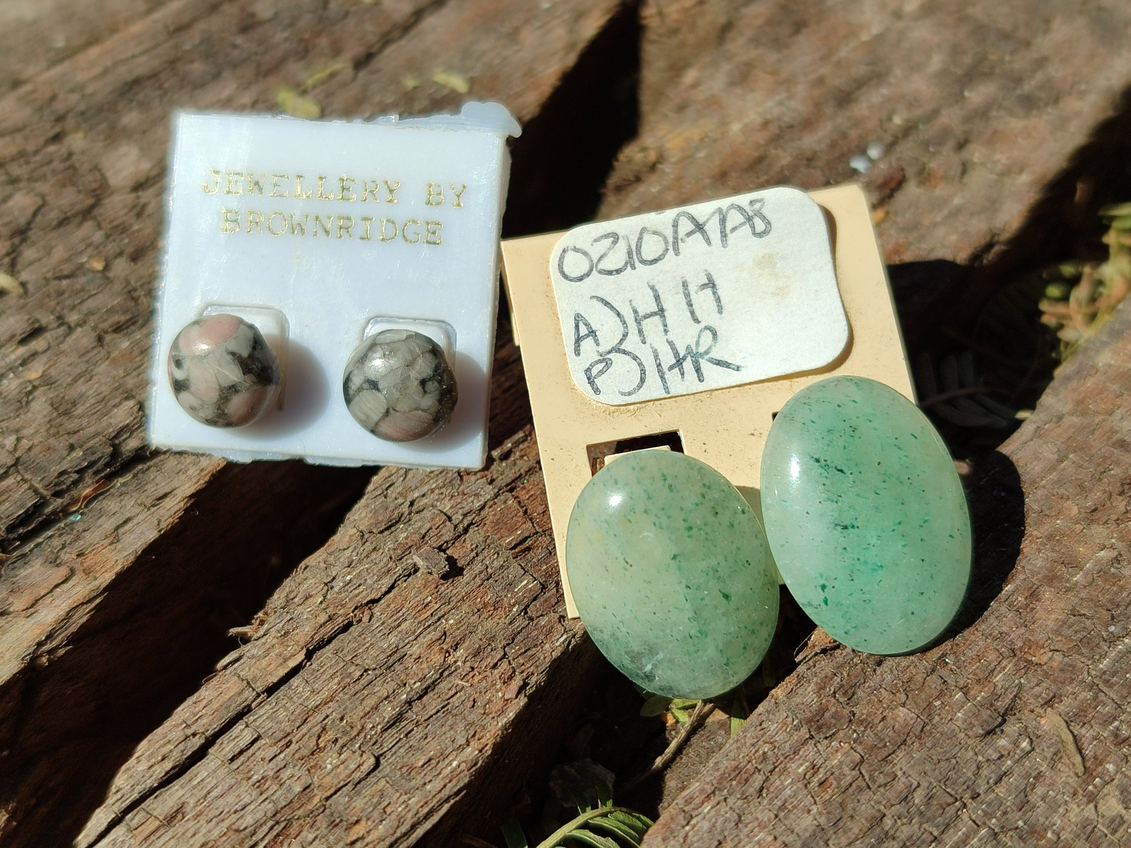 Hand Made Mixed Stone Earring Pairs x 35 From Southern Africa - Toprock Gemstones and Minerals 