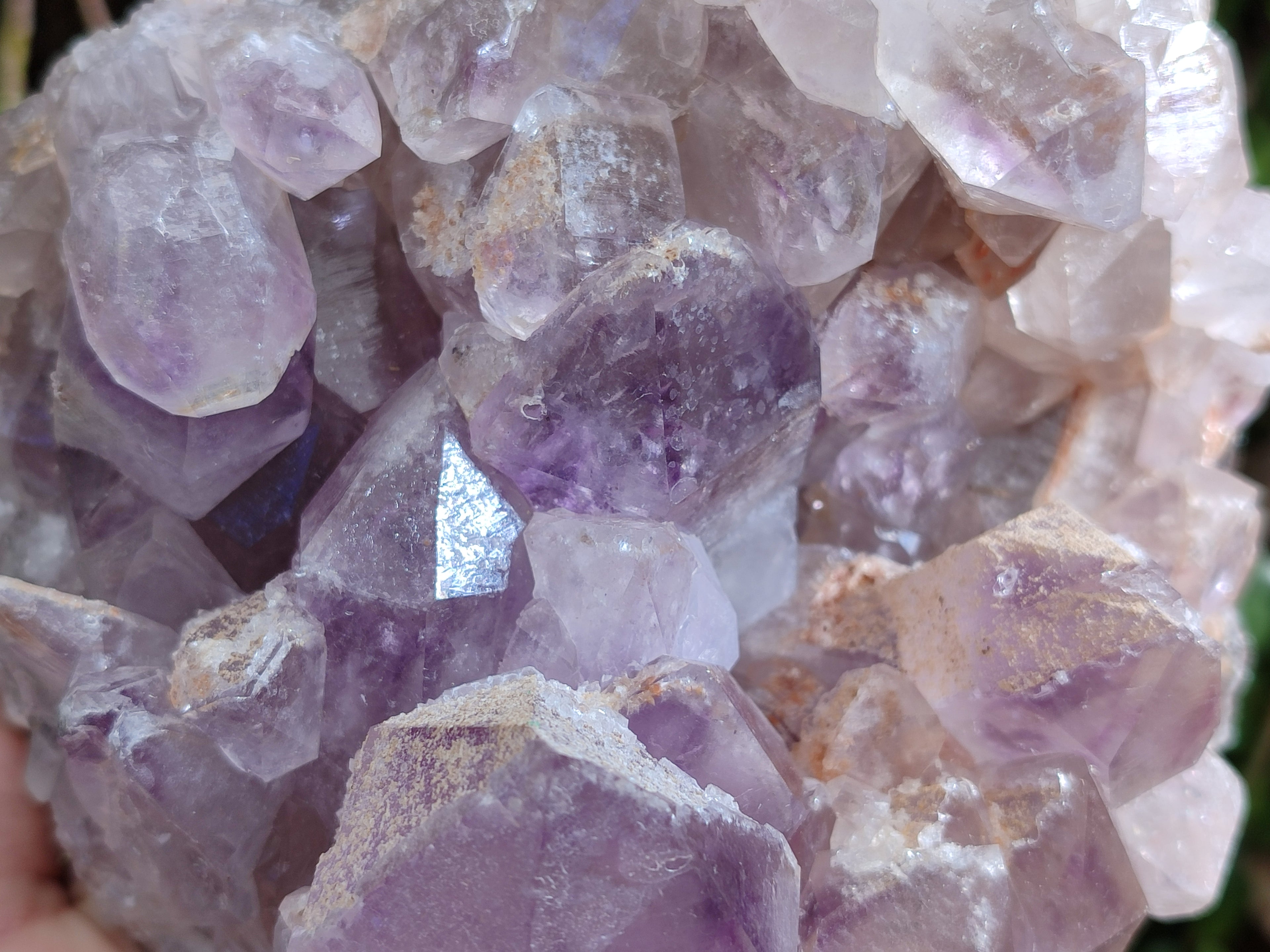 Natural Jacaranda Amethyst Quartz Cluster x 1 From Mumbwa, Zambia - Toprock Gemstones and Minerals 