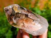 Polished Mixed Inclusion Quartz Crystals Including Citrine x 6 from Madagascar