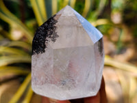 Polished Mixed Inclusion Quartz Crystals Including Citrine x 6 from Madagascar