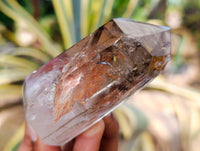 Polished Mixed Inclusion Quartz Crystals Including Citrine x 6 from Madagascar
