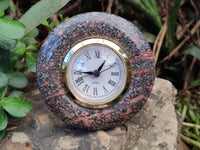 Polished Labradorite and Snakeskin Jasper Alarm Clocks x 2 From Tulear, Madagascar - Toprock Gemstones and Minerals 