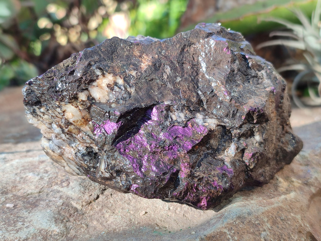 Natural Metallic Purpurite Cobbed Specimens x 3 From Erongo, Namibia - Toprock Gemstones and Minerals 