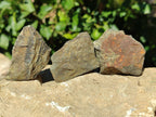 Natural Rare Pharaoh Stone Pyrite in Basalt Cobbed Specimens x 24 From Iron Duke Mine, Zimbabwe - Toprock Gemstones and Minerals 