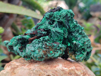 Natural Silky Malachite Specimens x 4 From Kasompe, Congo - Toprock Gemstones and Minerals 