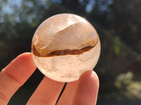 Polished Golden Healer Quartz Spheres x 6 From Madagascar