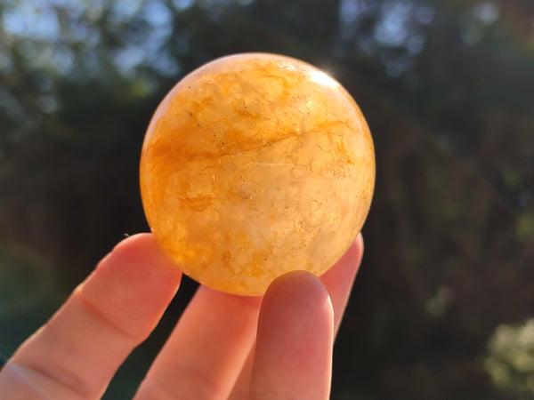 Polished Golden Healer Quartz Spheres x 6 From Madagascar