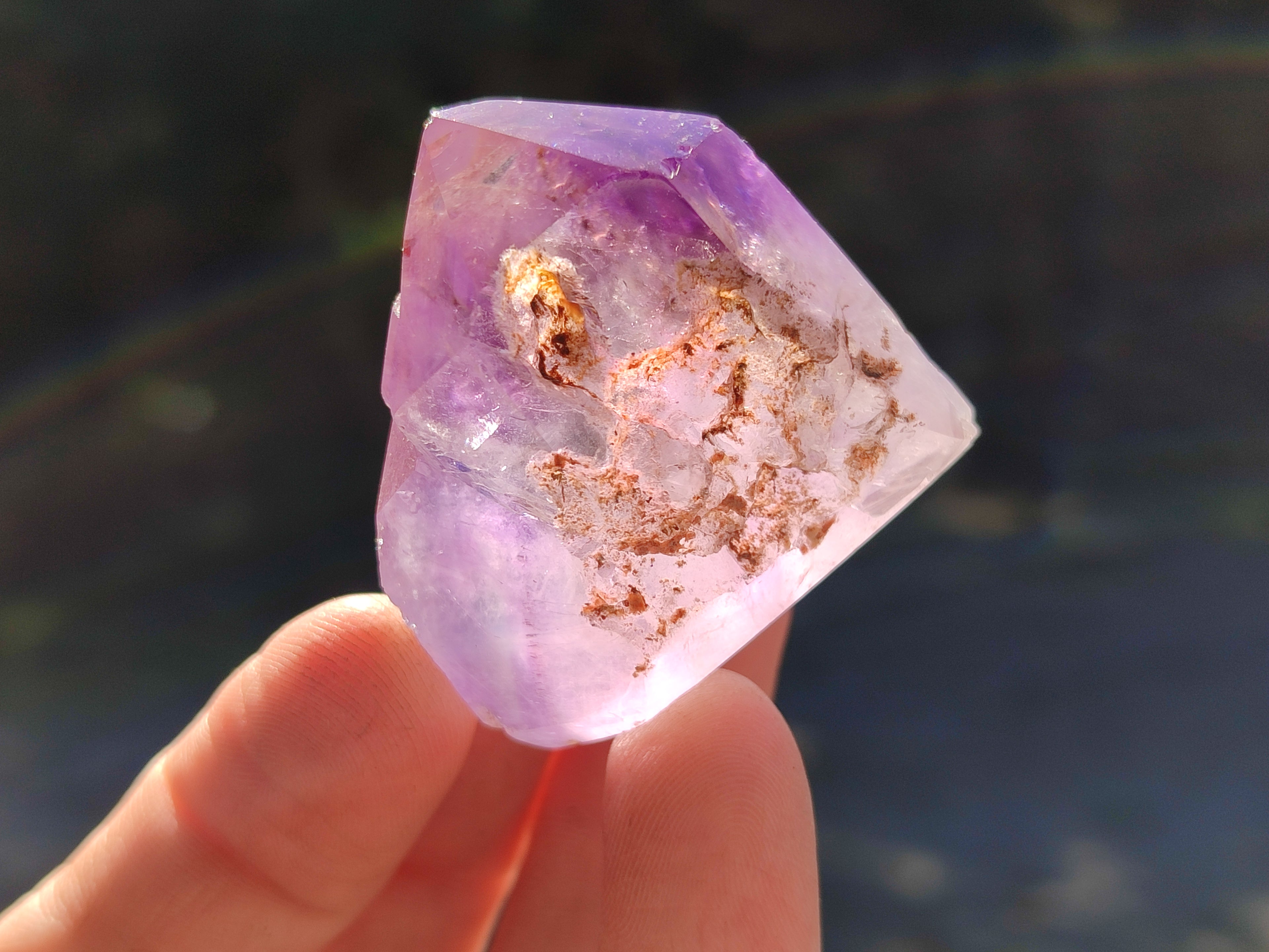Polished Mixed Inclusion Quartz Crystals Including Rutile x 12 from Madagascar - Toprock Gemstones and Minerals 