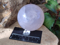 Polished Rose Quartz Spheres x 2 From Ambatondrazaka, Madagascar - Toprock Gemstones and Minerals 