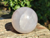 Polished Rose Quartz Spheres x 2 From Ambatondrazaka, Madagascar - Toprock Gemstones and Minerals 