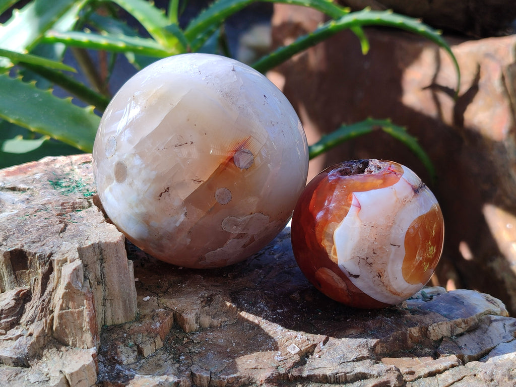 Polished Mix of Selected Sphere's x 3 From Madagascar - Toprock Gemstones and Minerals 