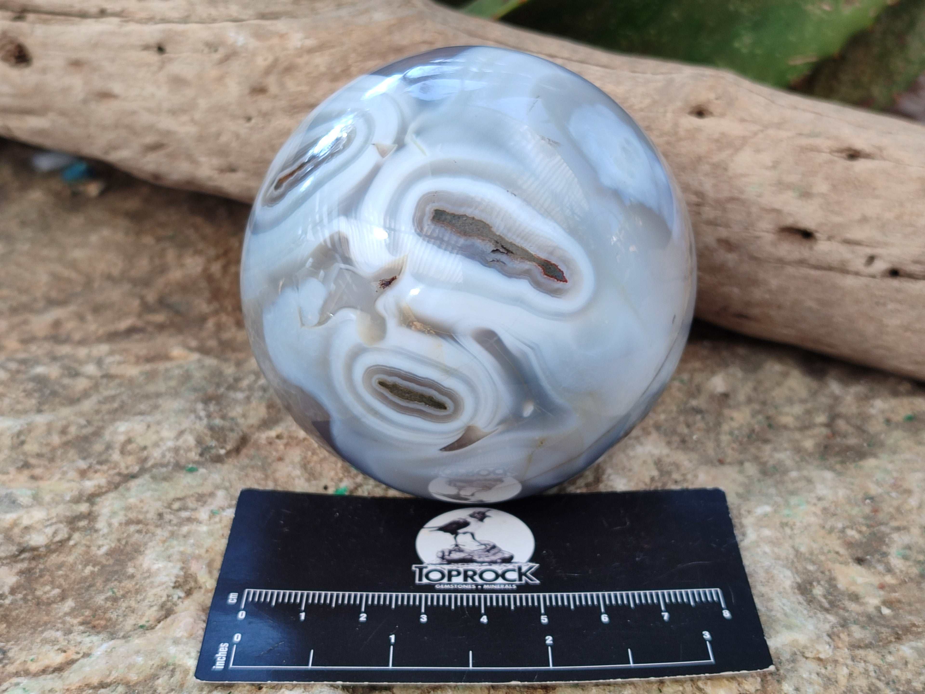 Polished Mix of Selected Sphere's x 3 From Madagascar - Toprock Gemstones and Minerals 