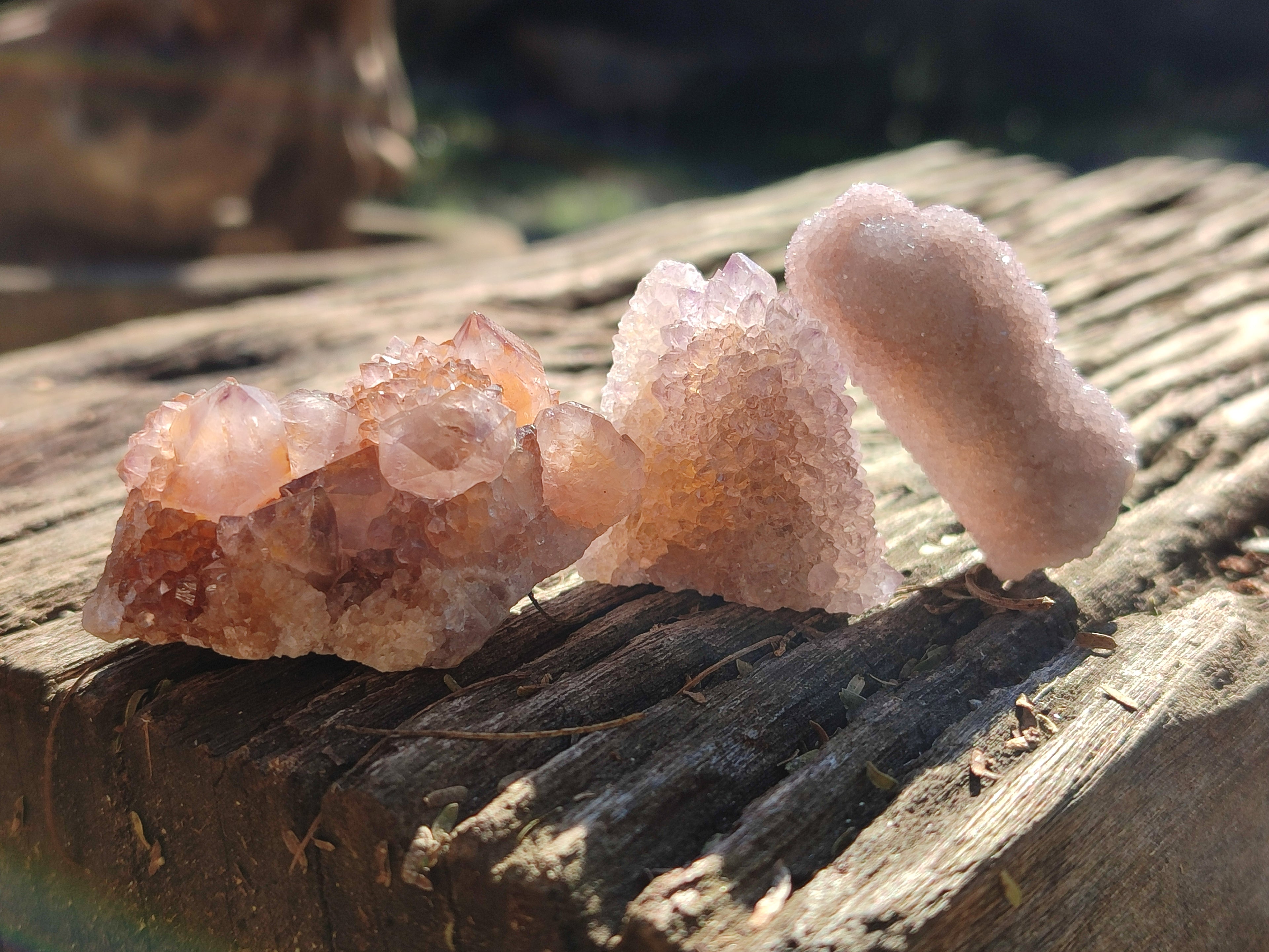 Natural Ametrine Spirit Quartz Clusters x 35 From Boekenhouthoek, South Africa - Toprock Gemstones and Minerals 