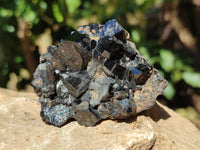 Natural Schorl Black Tourmaline with Smokey Quartz x 12 From Erongo, Namibia - Toprock Gemstones and Minerals 