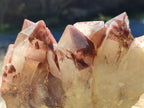 Natural Red Hematoid Quartz Clusters x 2 From Karoi, Zimbabwe - Toprock Gemstones and Minerals 