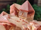 Natural Red Hematoid Quartz Clusters x 2 From Karoi, Zimbabwe - Toprock Gemstones and Minerals 