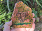 Hand Made Animal Decoupage Stone Slabs x 4 From Southern Africa - Toprock Gemstones and Minerals 