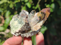 Natural Smokey Quartz Crystals with Black Tourmaline & Hyalite Opal x 35 From Erongo, Namibia