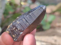 Natural Smokey Quartz Crystals with Black Tourmaline & Hyalite Opal x 35 From Erongo, Namibia