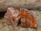 Natural Sunset Orange Calcite Specimens x 12 From Spitzkop, Namibia - Toprock Gemstones and Minerals 