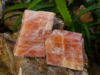 Natural Sunset Orange Calcite Specimens x 12 From Spitzkop, Namibia - Toprock Gemstones and Minerals 