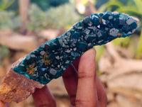 Natural Dioptase On Dolomite Specimens x 3 From Likasi, Congo - Toprock Gemstones and Minerals 