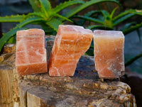 Natural Sunset Orange Calcite Specimens x 24 From Spitzkop, Namibia - Toprock Gemstones and Minerals 