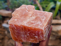 Natural Sunset Orange Calcite Specimens x 6 From Spitzkop, Namibia - Toprock Gemstones and Minerals 