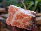 Natural Sunset Orange Calcite Specimens x 6 From Spitzkop, Namibia - Toprock Gemstones and Minerals 