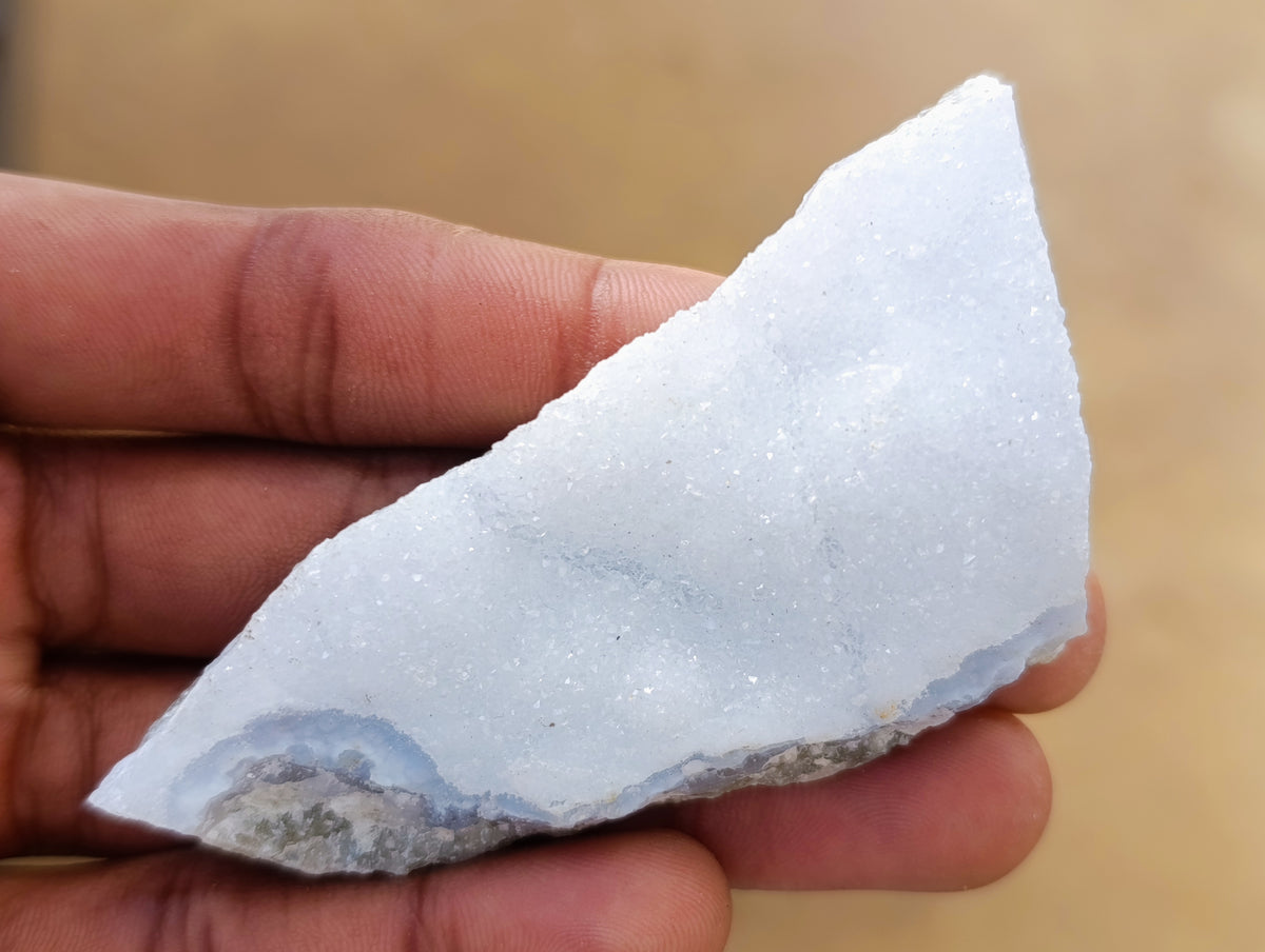 Natural Blue Lace Agate Geode Specimens x 24 From Nsanje, Malawi - Toprock Gemstones and Minerals 