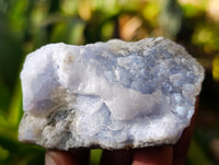 Natural Blue Lace Agate Geode Specimens x 24 From Nsanje, Malawi