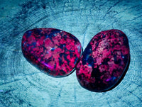 Polished Ruby Corundum In Chrome Verdite Free Forms x 6 From Zimbabwe