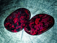 Polished Ruby Corundum In Chrome Verdite Free Forms x 6 From Zimbabwe