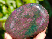 Polished Ruby Corundum In Chrome Verdite Free Forms x 6 From Zimbabwe