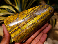 Polished Neolite Standing Free Forms x 4 From Prieska, South Africa