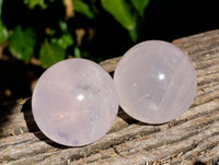 Polished Gemmy Star Rose Quartz Spheres x 6 From Ambatondrazaka, Madagascar