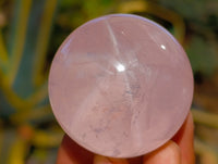 Polished Gemmy Star Rose Quartz Spheres x 6 From Ambatondrazaka, Madagascar